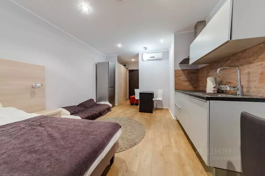 Студия Санкт-Петербург ул. Академика Павлова, 7 (28.5 м) - Фото 2