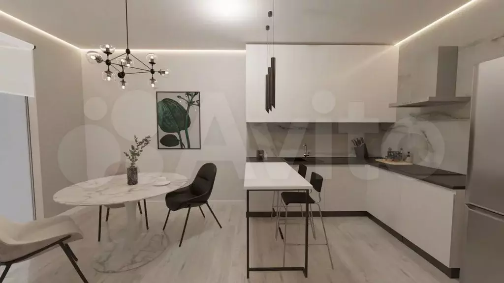 1-к. квартира, 38,8 м, 7/8 эт. - Фото 0