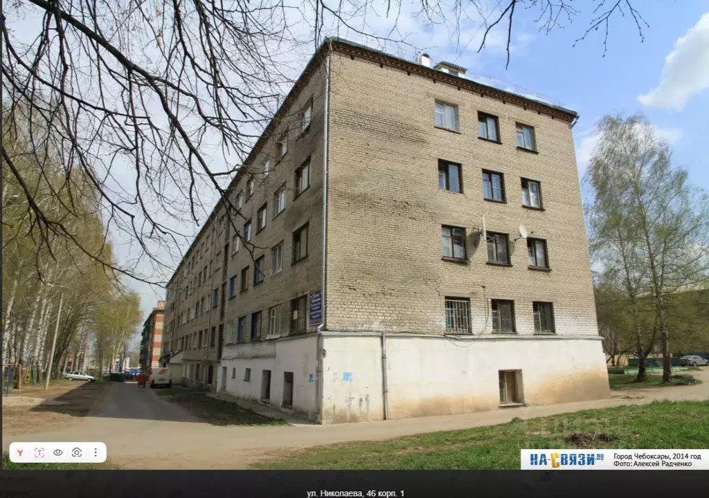 Свободной планировки кв. Чувашия, Чебоксары ул. Космонавта Андрияна ... - Фото 1