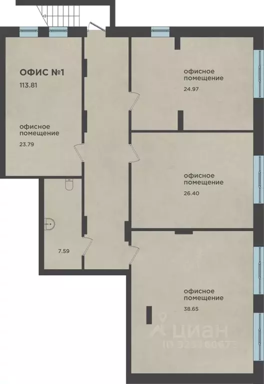 Офис в Калининградская область, Калининград Земельная ул., 30 (114 м) - Фото 1