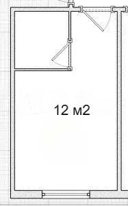 Квартира-студия, 12 м, 1/9 эт. - Фото 0