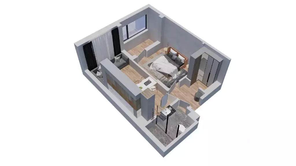 2-к кв. Ростовская область, Батайск ул. Булгакова, 11 (42.93 м) - Фото 2