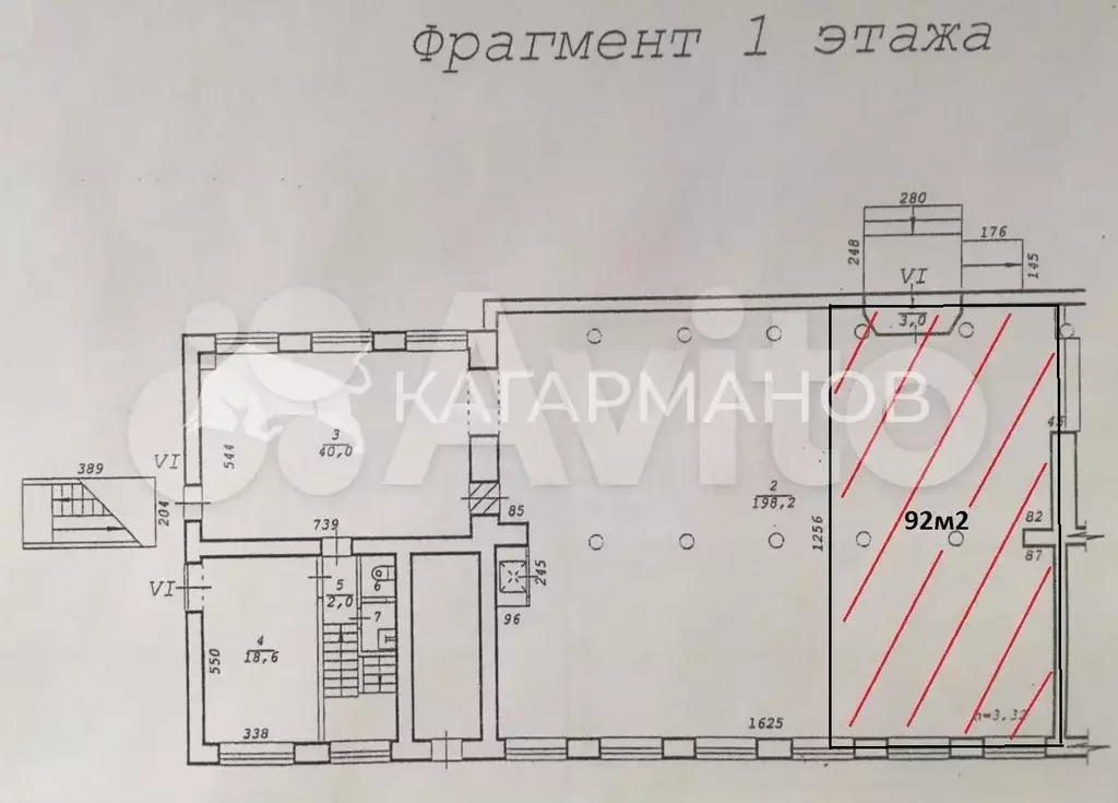 Аренда на первой линии, 97м - Фото 1