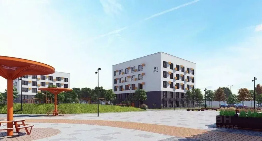 Студия Белгородская область, Новый Оскол Ливенская ул. (20.79 м) - Фото 1