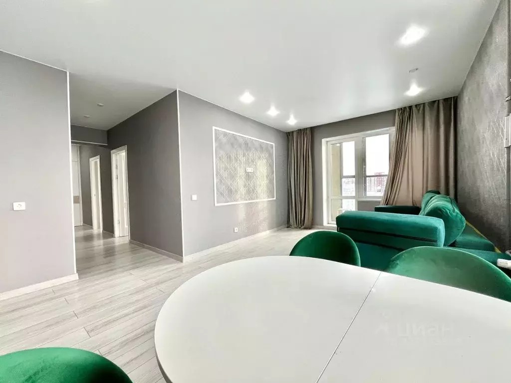 3-к кв. Башкортостан, Уфа ул. Красина, 19/1 (70.0 м) - Фото 2