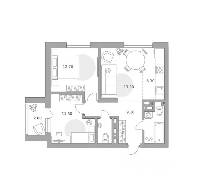 3-к кв. Башкортостан, Уфа Зеленая Роща жилрайон, Лесная Симфония жилой ... - Фото 1