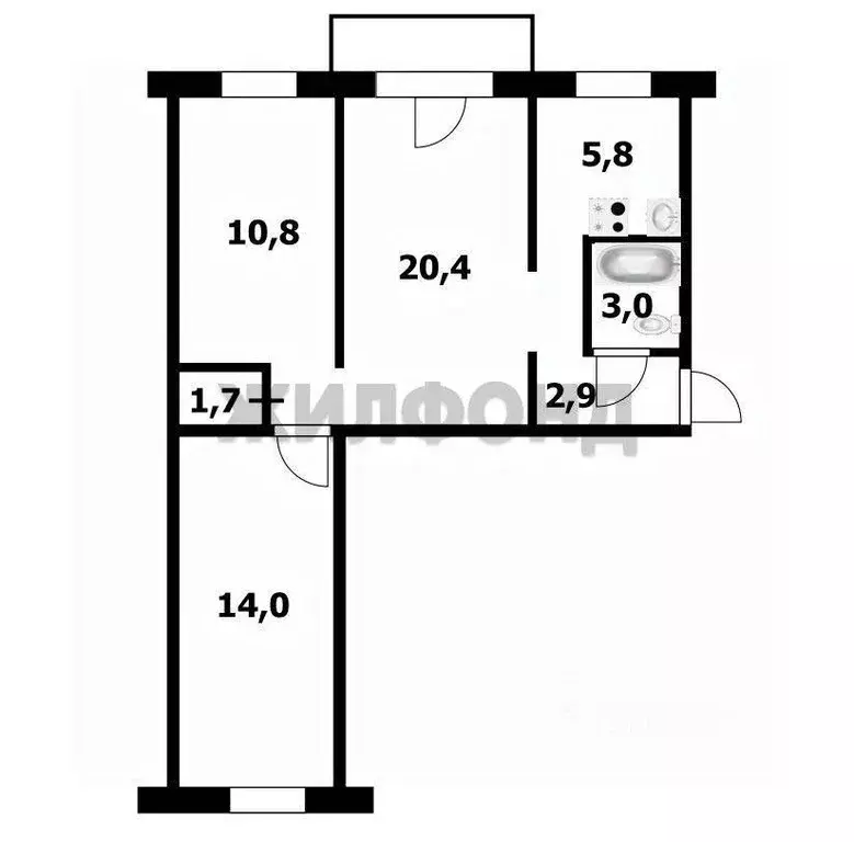 Комната Новосибирская область, Новосибирск Затулинский жилмассив, ул. ... - Фото 1
