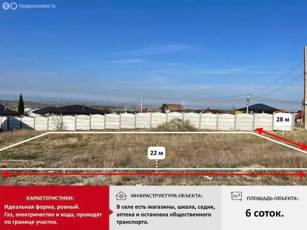 Участок в Бахчисарайский район, Почтовское сельское поселение, село ... - Фото 2