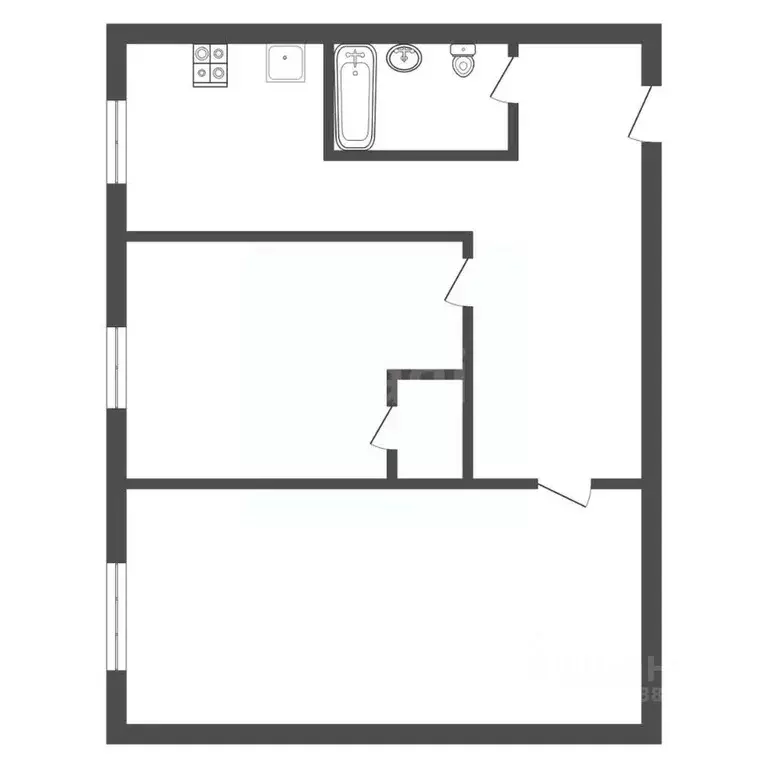 2-к кв. Тульская область, Советск Щекинский район, Парковая ул., 24А ... - Фото 1