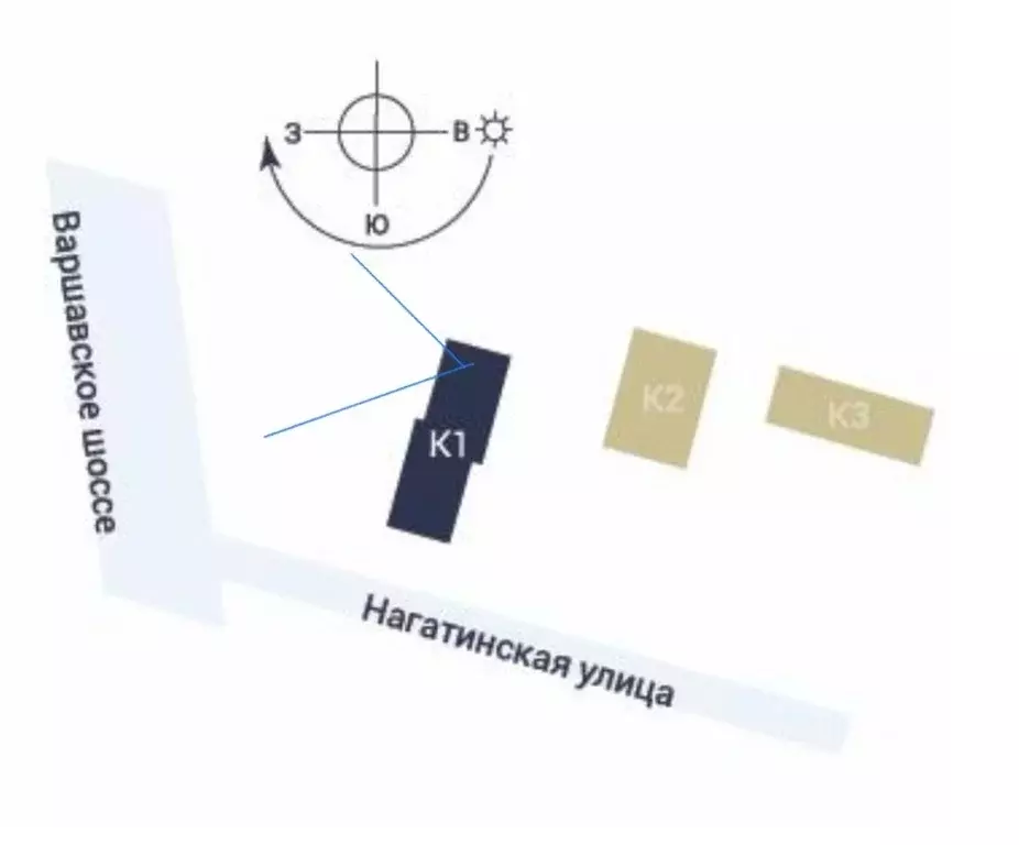 2-к кв. Москва Нагатинская ул., к1вл1 (59.2 м) - Фото 1