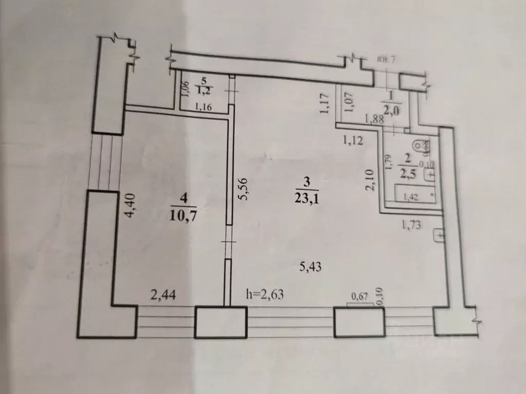 2-к кв. Забайкальский край, Чита Ангарская ул., 33 (45.0 м) - Фото 0