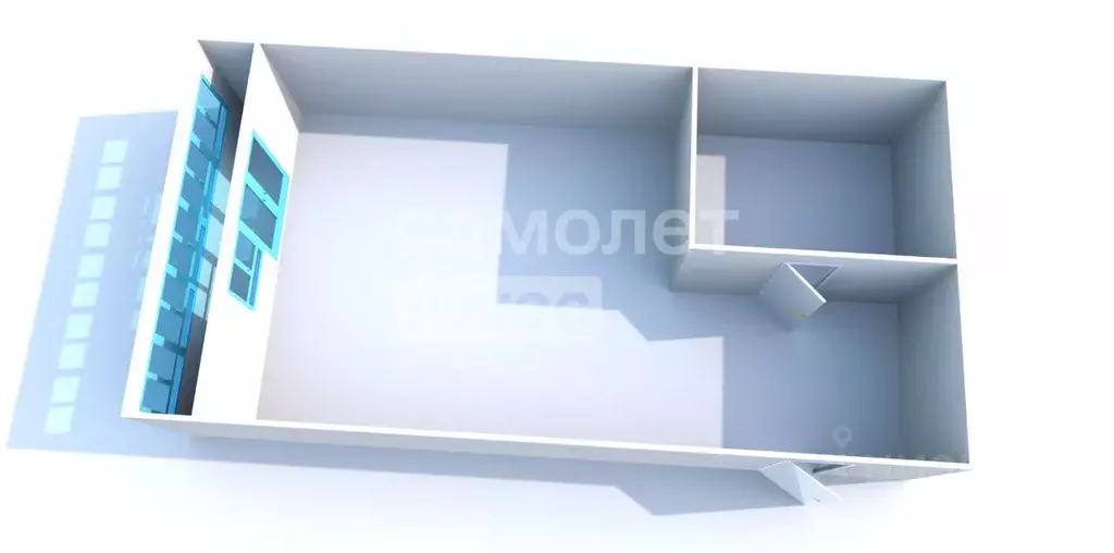 Студия Московская область, Домодедово Авиационный мкр, ул. Жуковского, ... - Фото 2