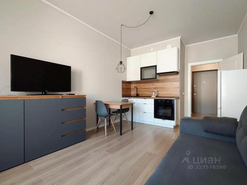 Студия Санкт-Петербург пос. Шушары, ул. Нины Петровой, 6к5 (22.2 м) - Фото 2