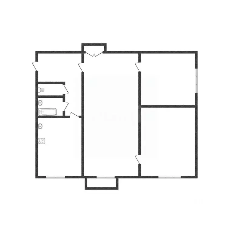 3-к кв. Алтайский край, Бийск Социалистическая ул., 78 (48.6 м) - Фото 2