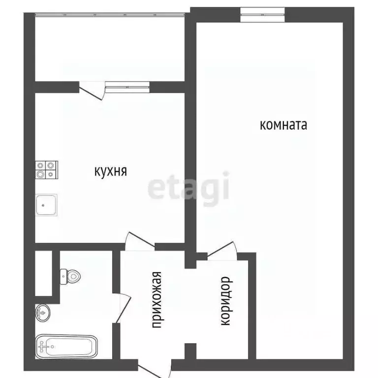 1-к кв. Воронежская область, Воронеж ул. Владимира Невского, 38Г (40.0 ... - Фото 1