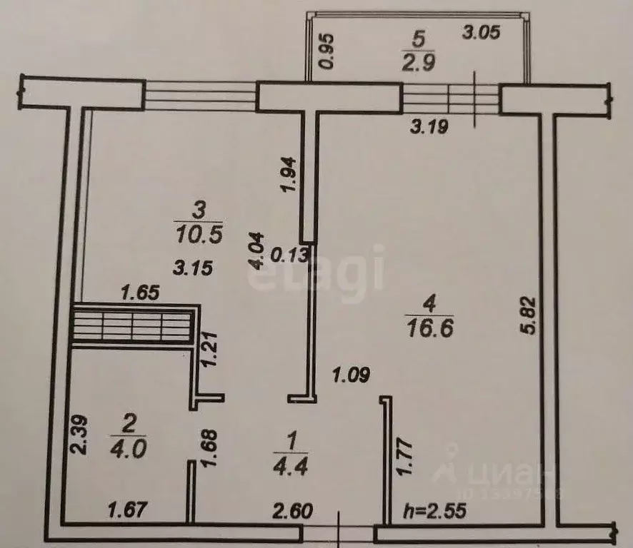 1-к кв. Тверская область, Калининский муниципальный округ, д. Батино ... - Фото 2