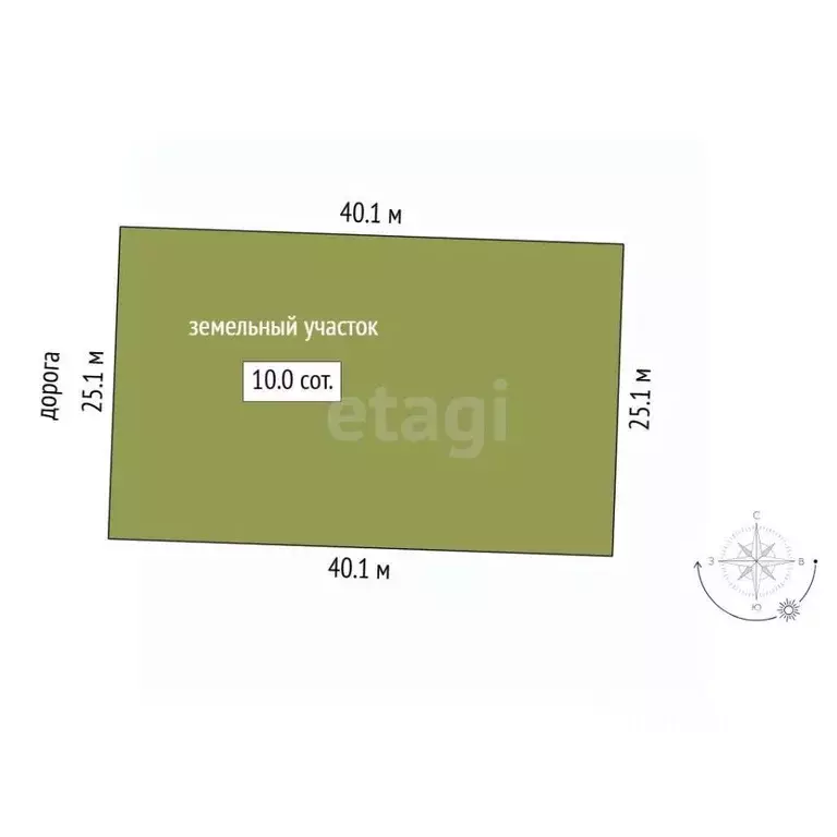 Участок в Тюменская область, Нижнетавдинский муниципальный округ, ... - Фото 1