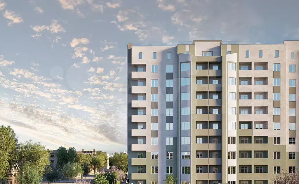 1-к. квартира, 36,6 м, 9/9 эт. - Фото 0
