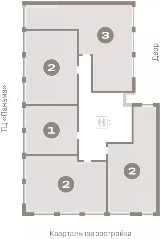 3-комнатная квартира: Тюмень, Мысовская улица, 26к1 (73.26 м) - Фото 0