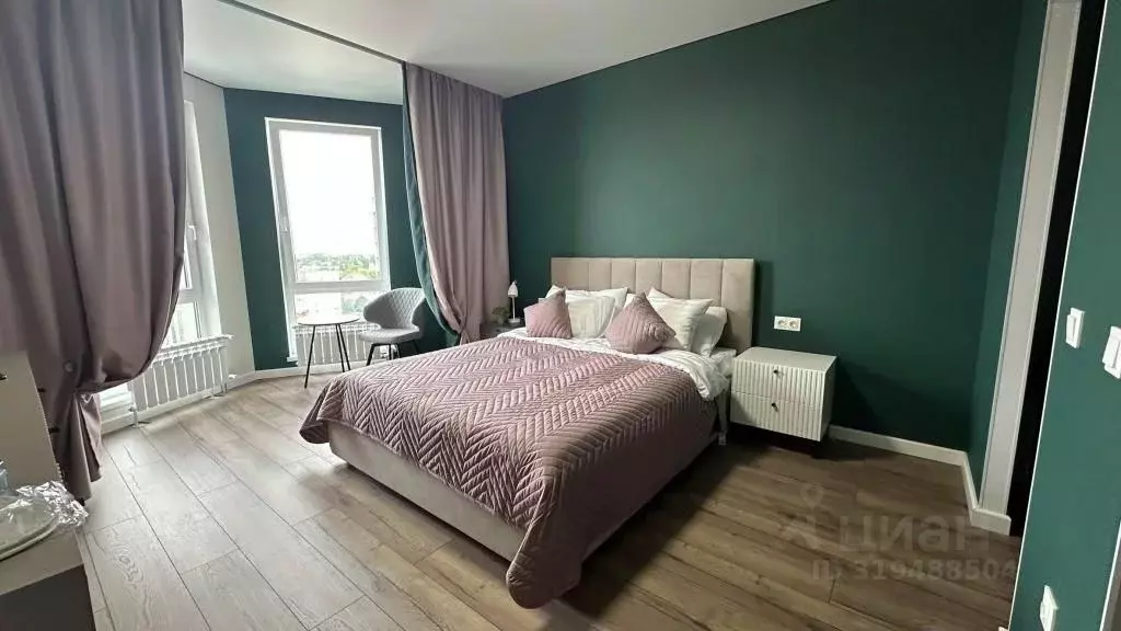 1-к кв. Калининградская область, Калининград ул. Гайдара, 90 (43.0 м) - Фото 1
