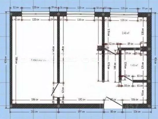 2-к кв. Татарстан, Казань ул. Интернациональная, 22 (45.4 м) - Фото 2