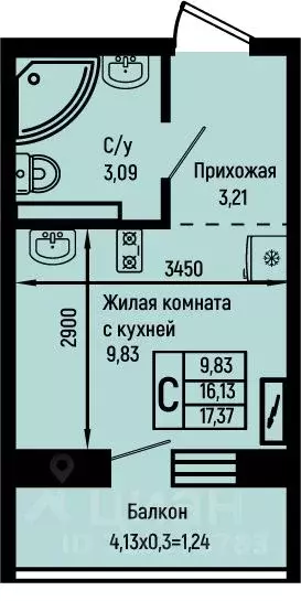 Студия Краснодарский край, Туапсинский муниципальный округ, с. Небуг ... - Фото 0