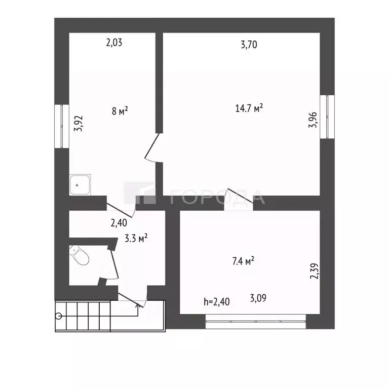 Дом в Алтайский край, Барнаул Якутская ул., 11В (36 м) - Фото 2