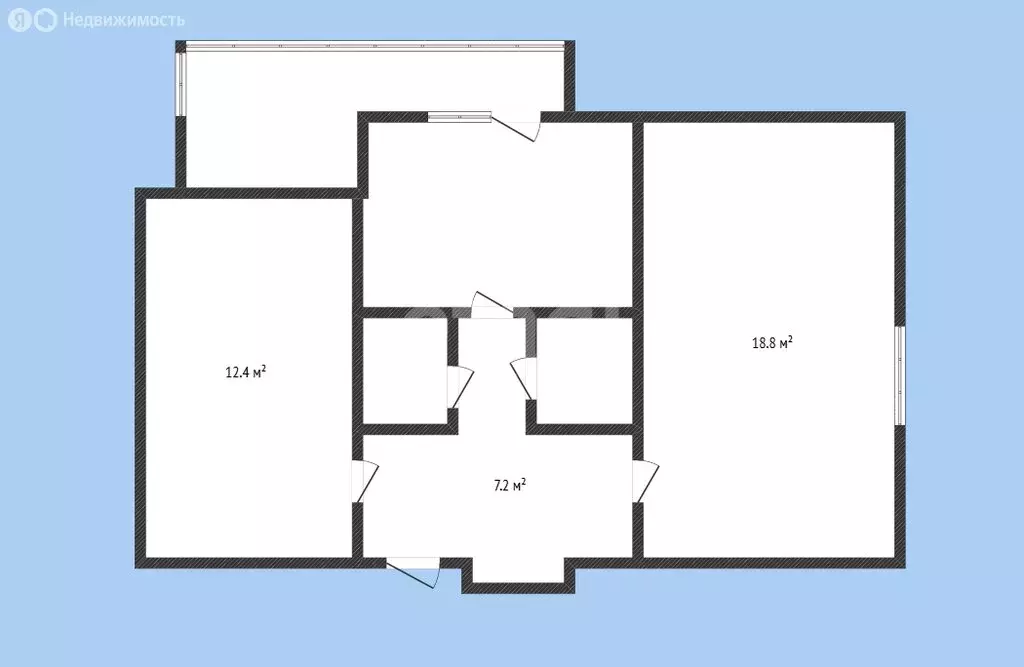 2-комнатная квартира: Черкесск, улица Космонавтов, 44А (49.9 м) - Фото 1