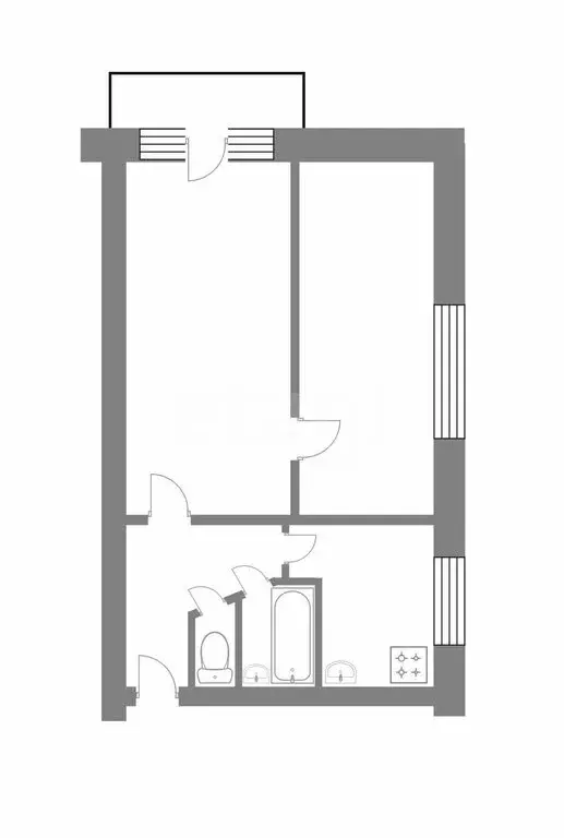 2-комнатная квартира: Сатка, Солнечная улица, 7 (39.9 м) - Фото 1