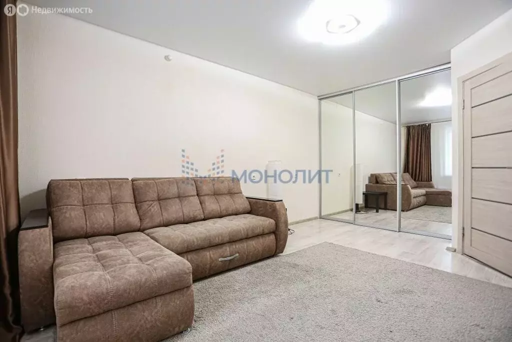 1-комнатная квартира: Нижний Новгород, улица Бориса Видяева, 18 (35 м) - Фото 1