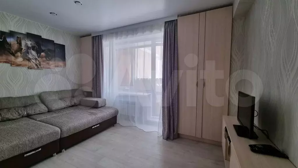 1-к. квартира, 30 м, 1/11 эт. - Фото 1