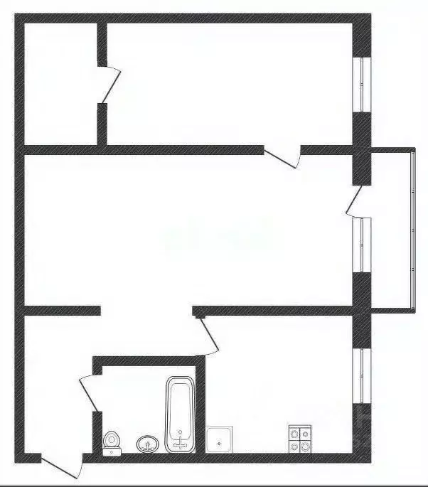2-к кв. Нижегородская область, Балахна ул. Космонавтов, 1 (44.9 м) - Фото 2