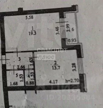 1-к кв. Пензенская область, Пенза ул. Антонова, 22 (41.2 м) - Фото 1