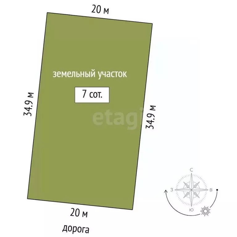 Участок в Тюменская область, Тюменский муниципальный округ, д. ... - Фото 2