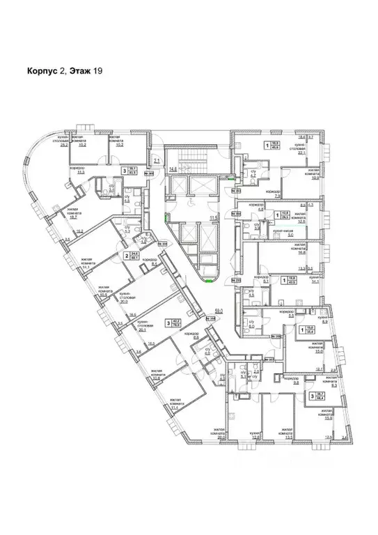 3-к кв. Нижегородская область, Нижний Новгород ул. Ванеева (83.5 м) - Фото 2