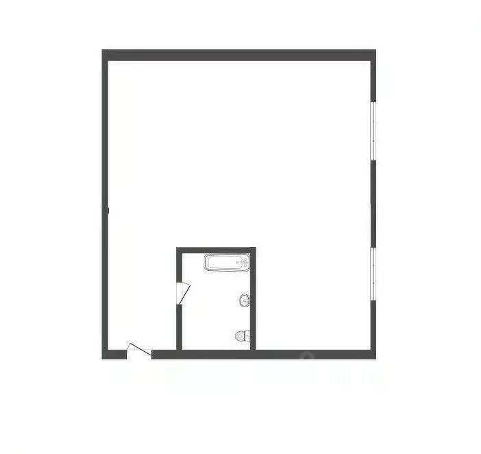 1-к кв. Кемеровская область, Прокопьевск Институтская ул., 1 (29.4 м) - Фото 2