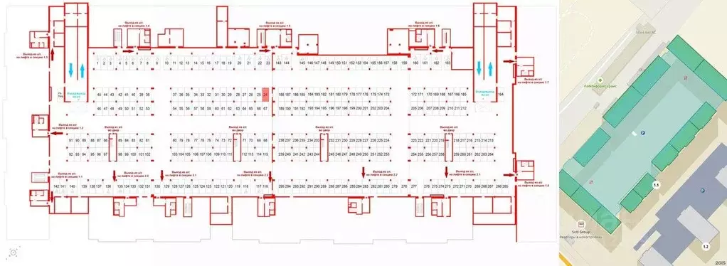 Гараж в Санкт-Петербург Октябрьская наб. (13 м) - Фото 1