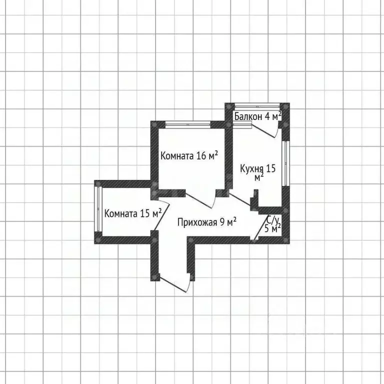 2-к кв. Адыгея, Майкоп ул. Ленина, 29 (64.0 м) - Фото 2