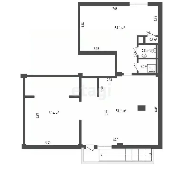 Офис в Севастополь просп. Античный, 64к4 (131 м) - Фото 2