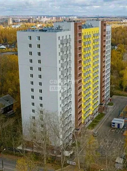 1-к кв. Пермский край, Пермь Ольховская ул., 21 (34.3 м) - Фото 0