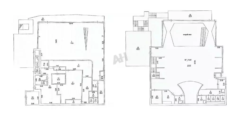 Помещение свободного назначения в Москва просп. Мира, 28 (732 м) - Фото 2