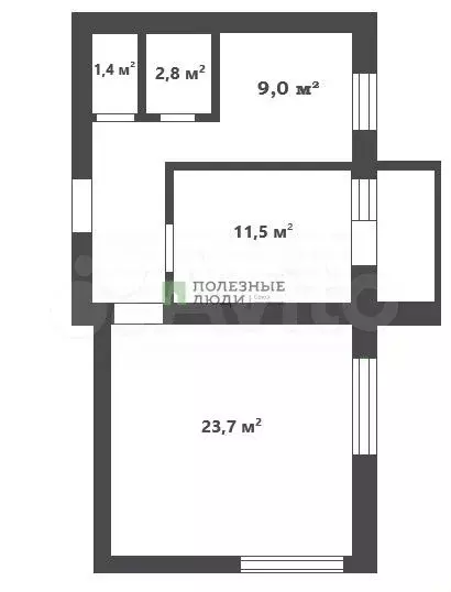 2-к. квартира, 57,1 м, 7/9 эт. - Фото 0