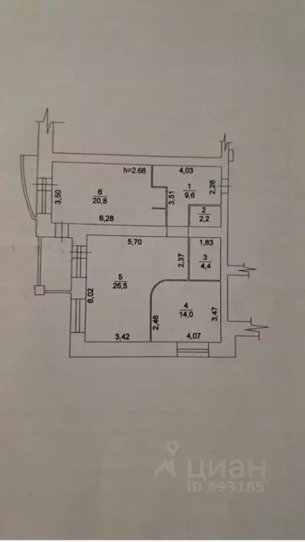 3-к кв. Владимирская область, Владимир ул. Токарева, 1Г (80.8 м) - Фото 1