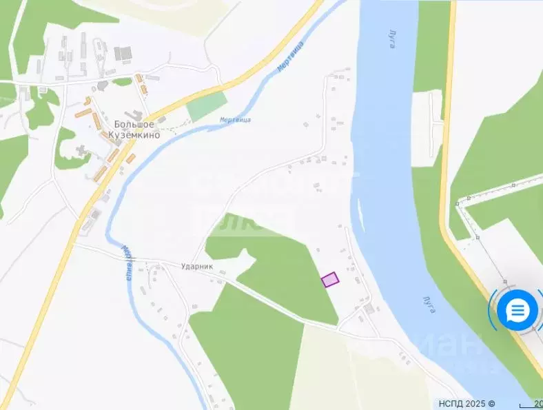 Участок в Ленинградская область, Кингисеппский район, Куземкинское ... - Фото 1