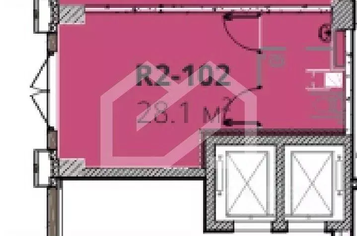 Помещение свободного назначения в Москва Ходынский бул., 6/2 (28 м) - Фото 2
