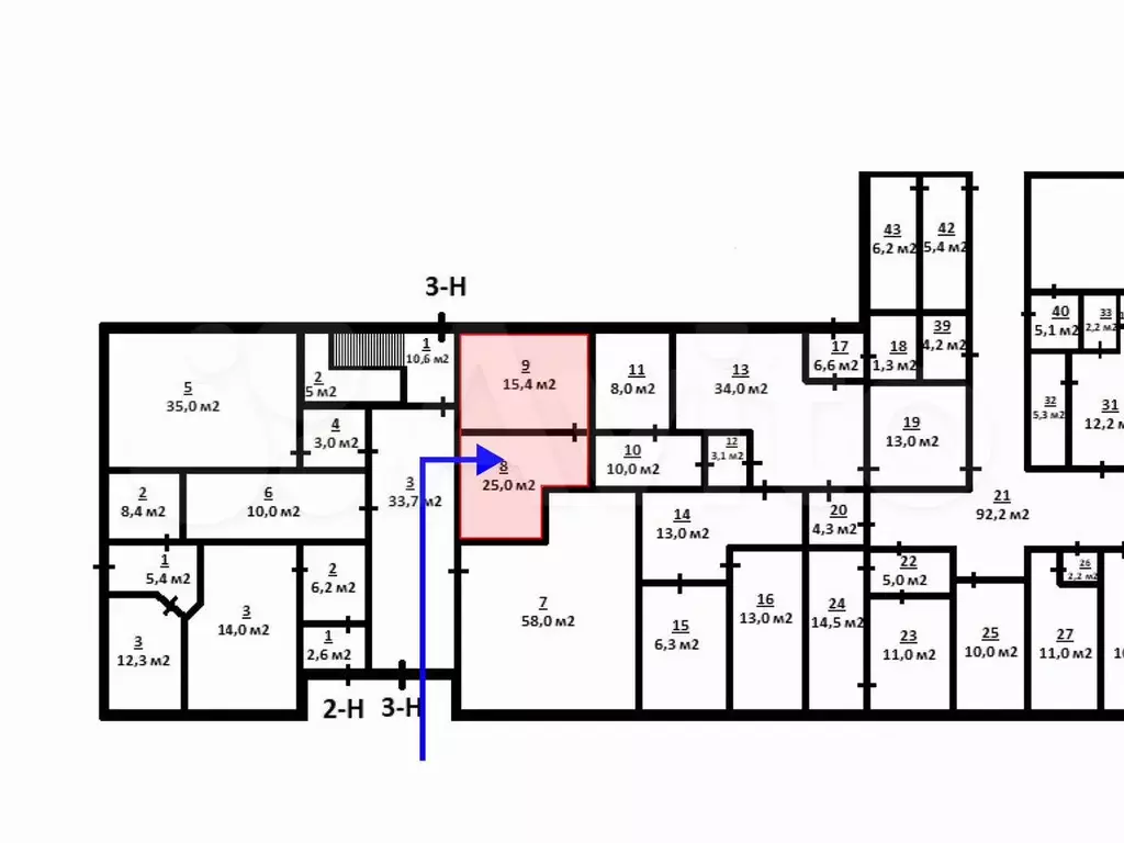 Свободного назначения, Офис, Мастерская 40.4 м - Фото 0