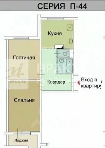 2-к кв. Москва Новокосинская ул., 40 (58.0 м) - Фото 2