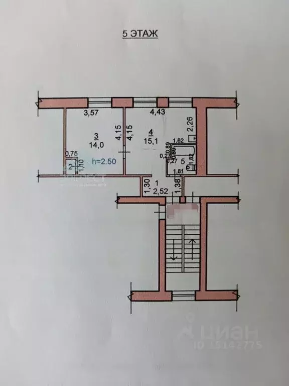 2-к кв. Хакасия, Абакан ул. Ленинского Комсомола, 9 (36.0 м) - Фото 1