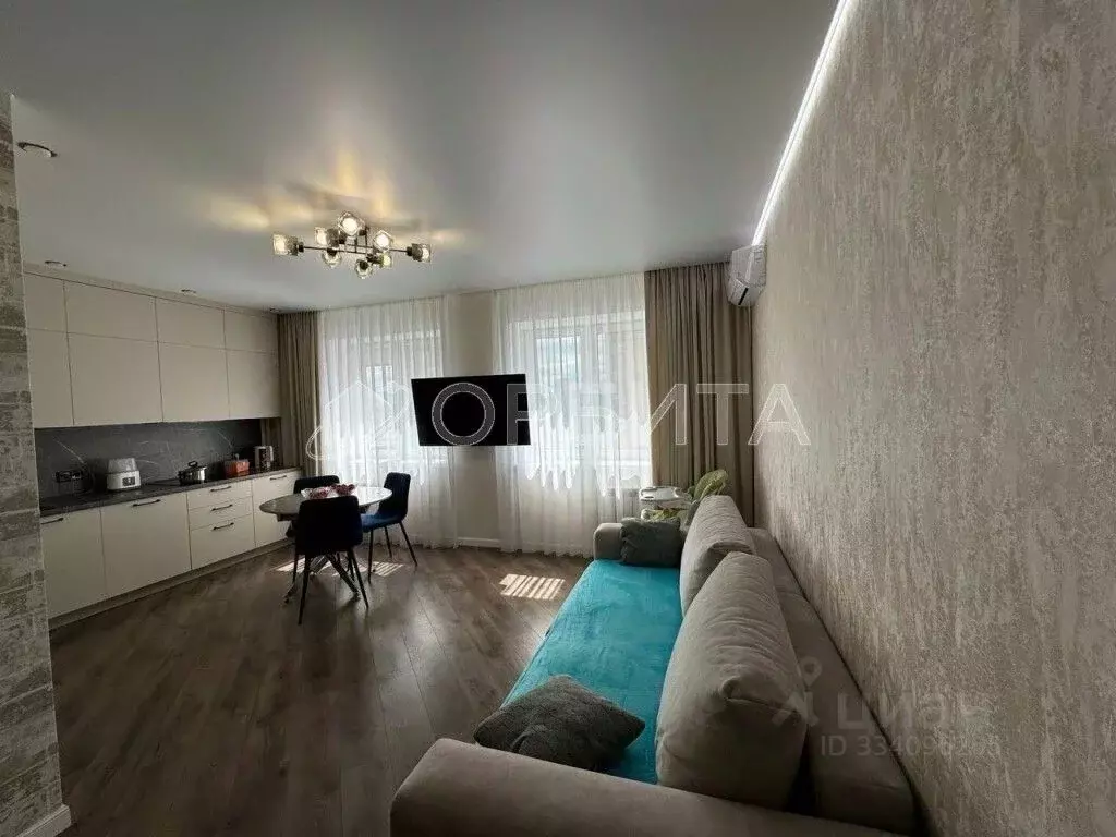 2-к кв. Тюменская область, Тюмень ул. Мельникайте, 34к1 (74.0 м) - Фото 1