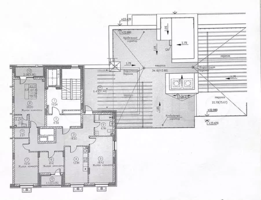 5-к. квартира, 151 м, 8/9 эт. - Фото 0